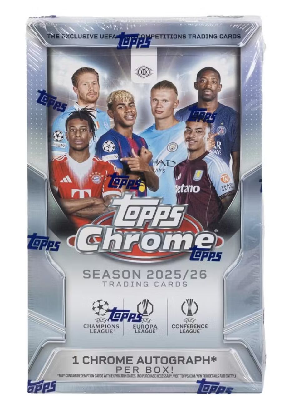 2025/26 Topps Chrome UEFA Hobby Box