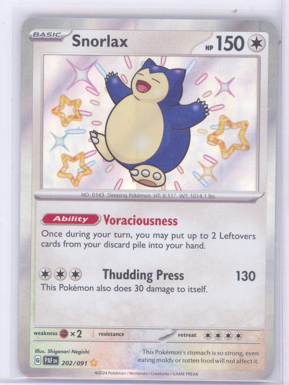 Snorlax - SV: Paldean Fates (PAF)