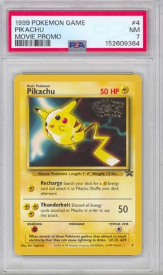 Pikachu (Movie Promo) - WoTC Promo (PR) PSA 7