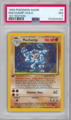 Machamp Holo - 8/102 - Deck Exclusives (PR) PSA 7