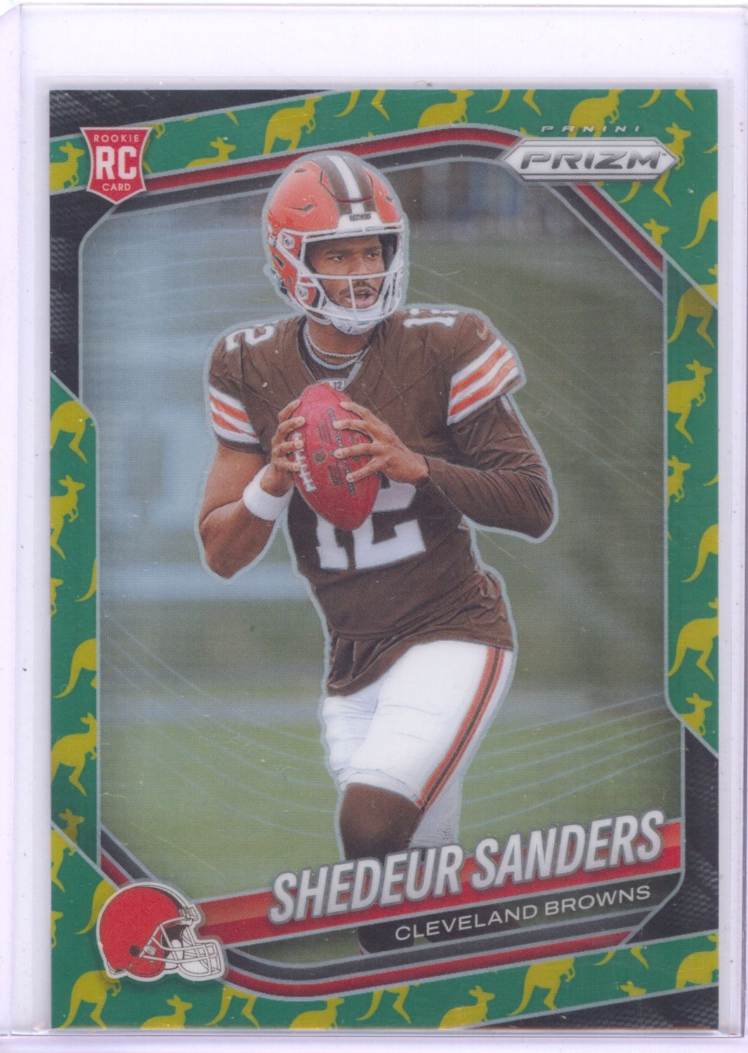 2025 Panini Prizm #302 Shedeur Sanders Rookie Kangaroo Prizm /61