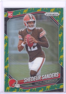 2025 Panini Prizm #302 Shedeur Sanders Rookie Kangaroo Prizm /61