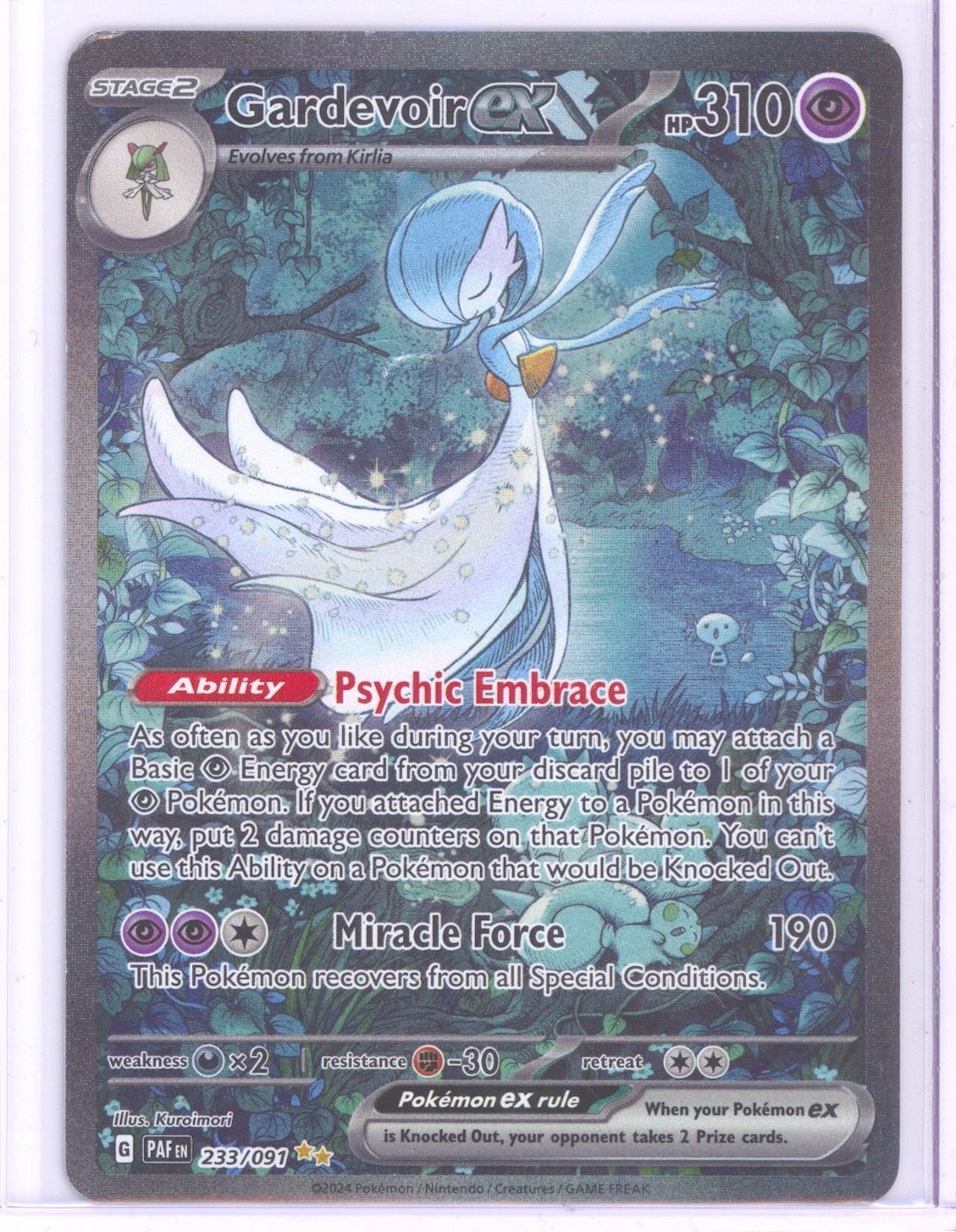 Gardevoir ex - 233/091 - SV: Paldean Fates (PAF) - MP