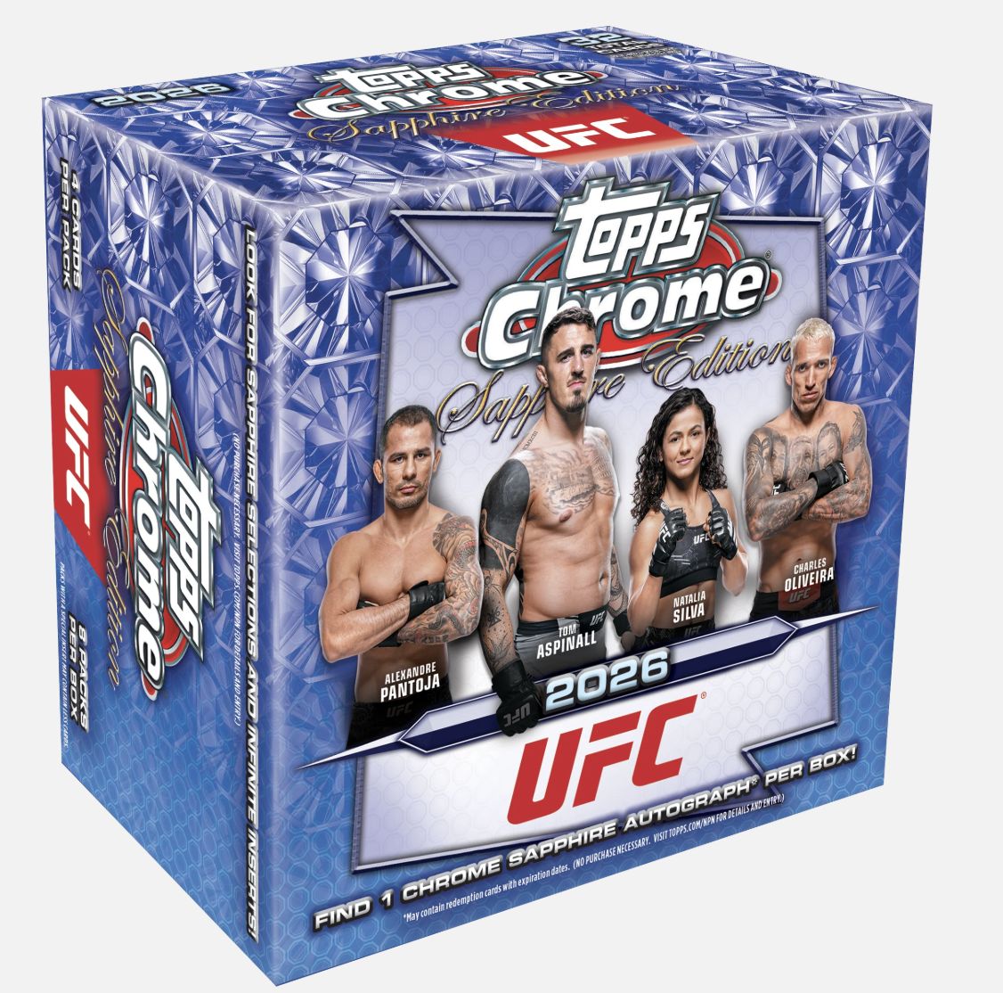 2026 Topps Chrome UFC Sapphire Edition Hobby Box