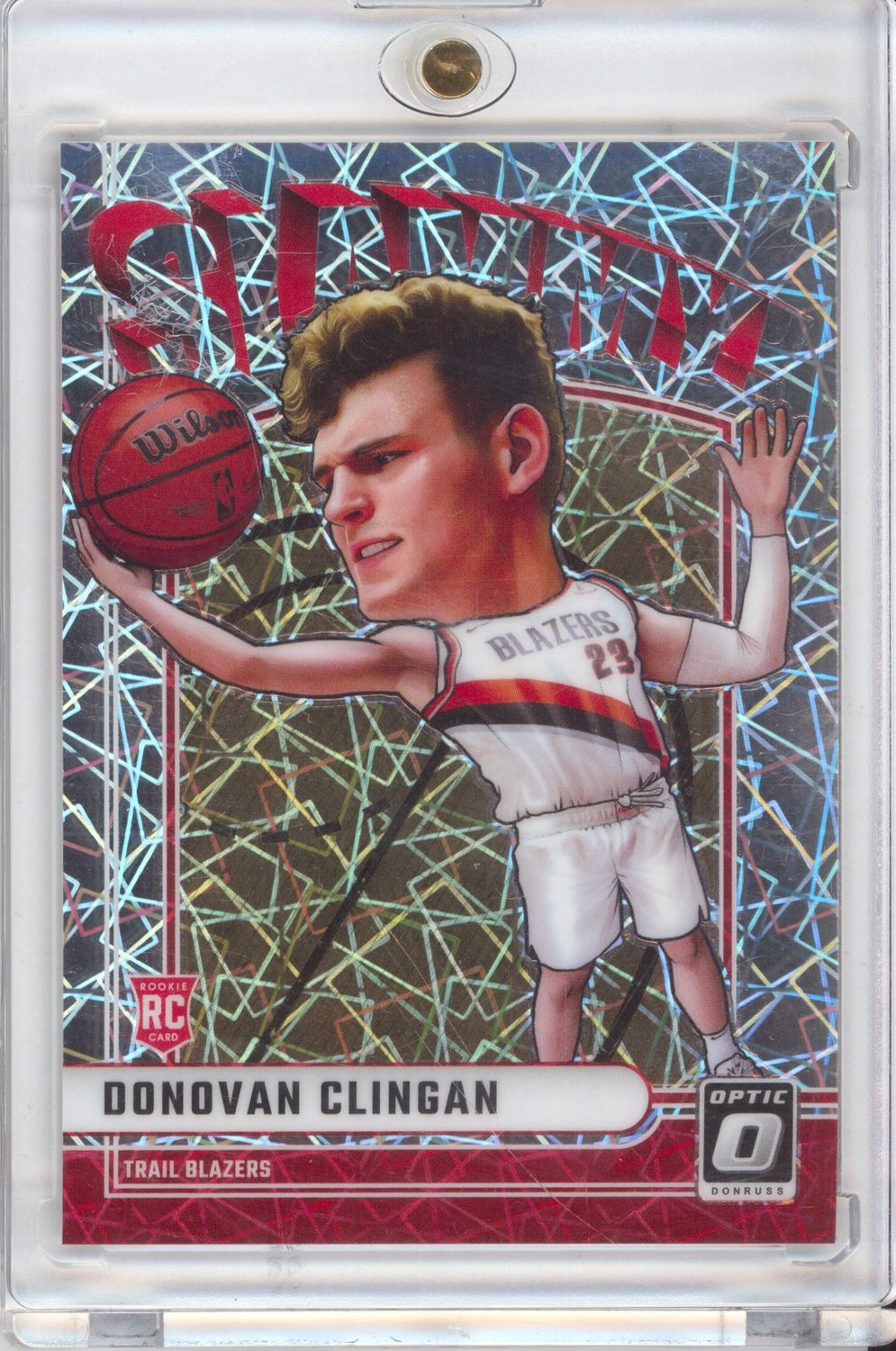 2024 Panini Donruss Optic #16 Donovan Clingan Slammy!