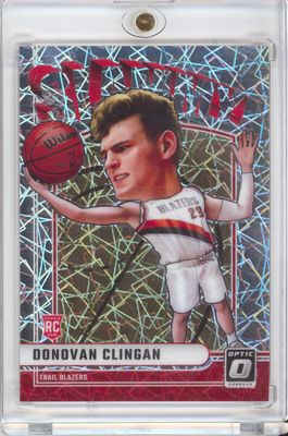 2024 Panini Donruss Optic #16 Donovan Clingan Slammy!
