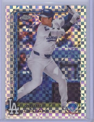 2025 Topps Chrome #1 Shohei Ohtani X-Fractor
