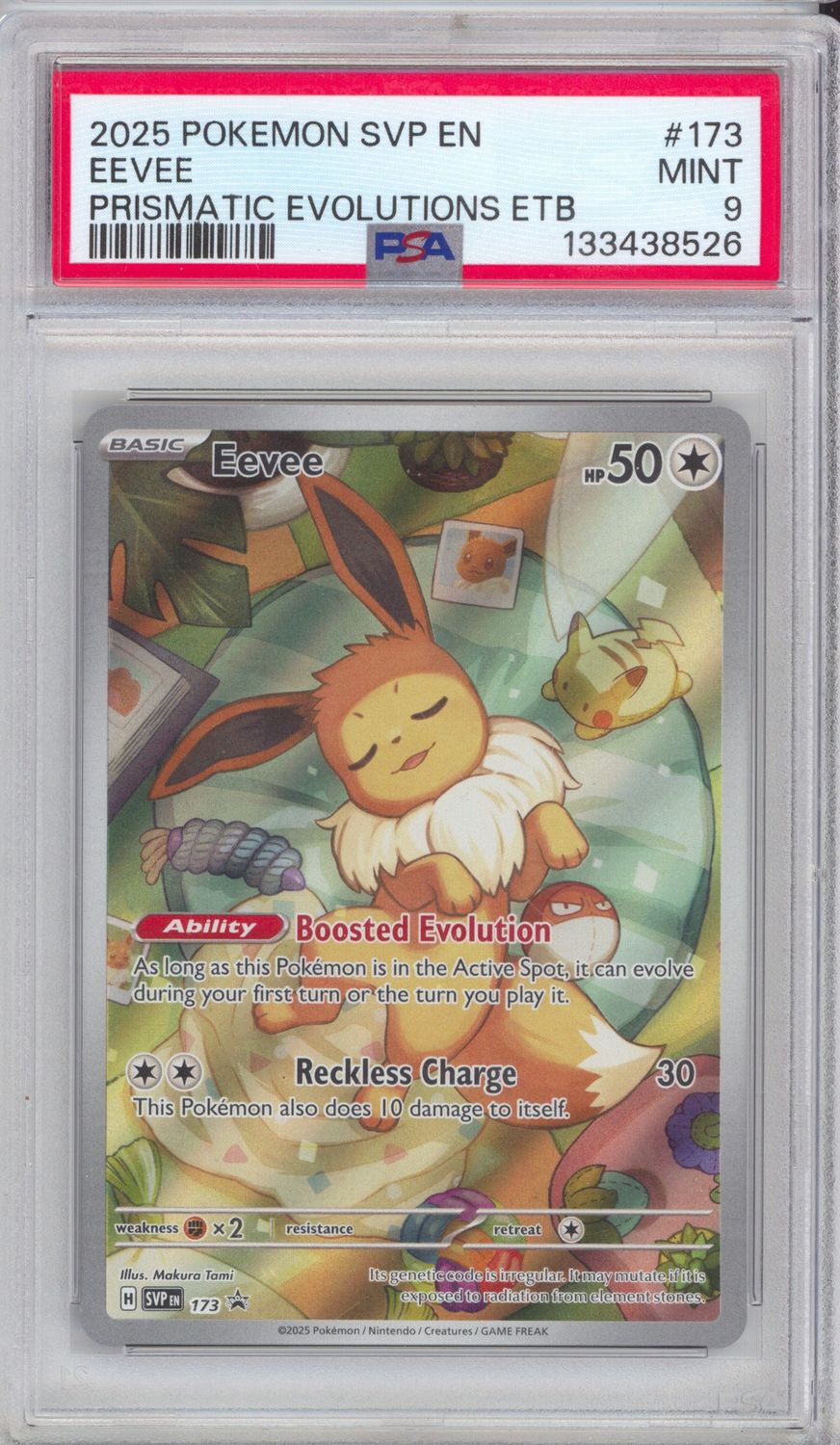 Eevee - 173 - SV: Scarlet &amp; Violet Promo Cards (SVP) PSA 9