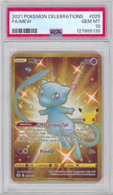 Mew (Secret) - Celebrations (CLB) PSA 10