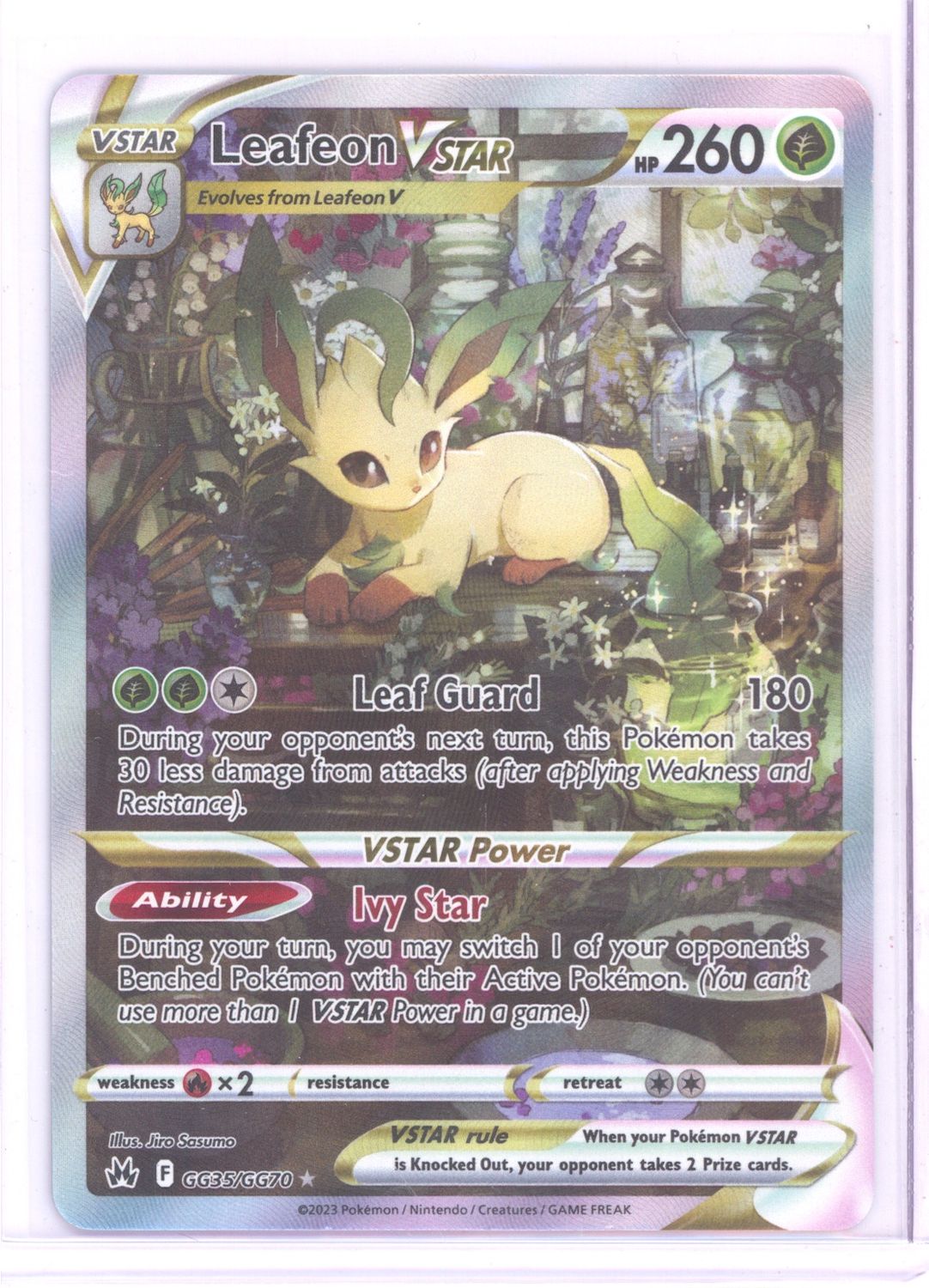 Leafeon VSTAR - SWSH: Crown Zenith: Galarian Gallery (CRZ:GG) - NM