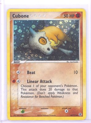 Cubone - FireRed &amp; LeafGreen (RG) (Reverse Holo) - MP/HP