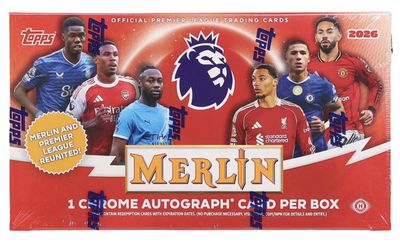 2025/26 Topps Merlin Premier League EPL Soccer Hobby Box