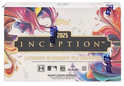 2025 Topps Inception Baseball Hobby Box