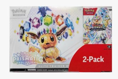 Costco Pokemon Prismatic Evolutions 2-Pack Trainer Box and Booster Bundle