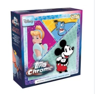 2026 Topps Chrome Disney Mega Box