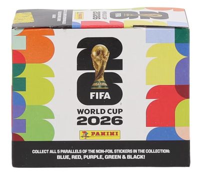 2026 Panini FIFA World Cup Soccer 25-Pack Sticker Box - U.S. Version