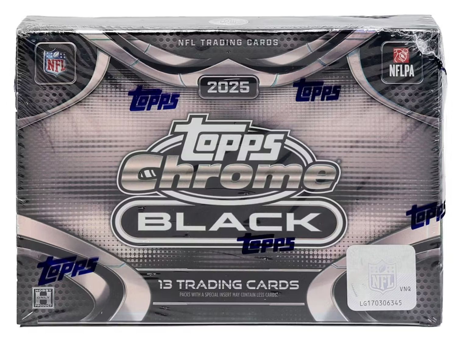 2025 Topps Chrome® Black Football - Hobby Box