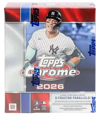 2026 Topps Chrome Baseball Mega Box
