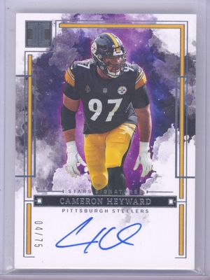 2025 Panini Impeccable #ISS-CHD Cameron Heyward Autograph #/75