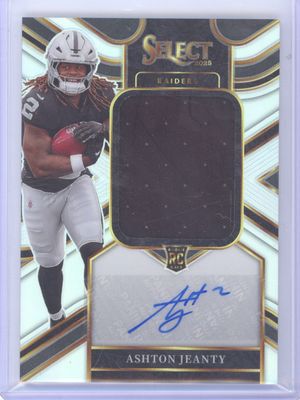 2025 Select #JRS-AJY Ashton Jeanty Patch Autographs #/249