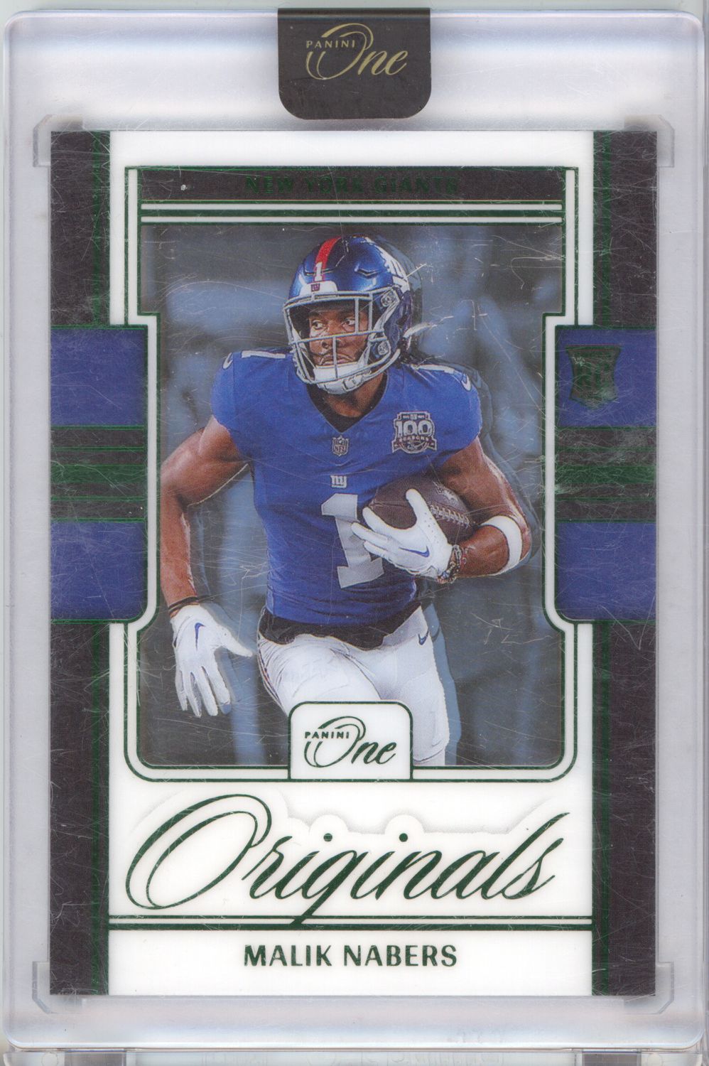 2024 Panini One Malik Nabers Emerald Originals /25
