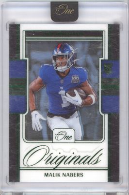 2024 Panini One Malik Nabers Emerald Originals /25