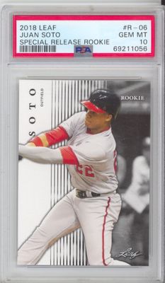2018 Leaf Special Release Rookie #R-06 Juan Soto