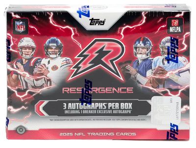 2025 Topps Resurgence Football Breakers Delight Box
