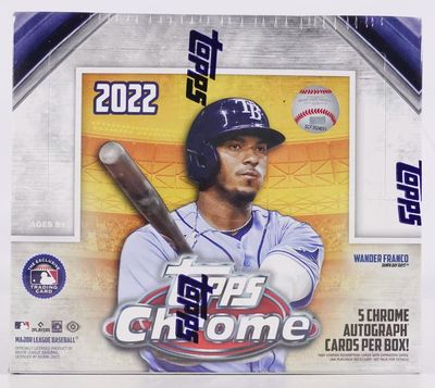 2022 Topps Chrome Baseball Jumbo Hobby Box
