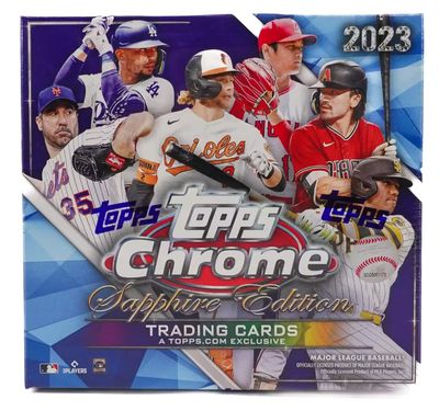 2023 Topps Chrome Sapphire Hobby Box