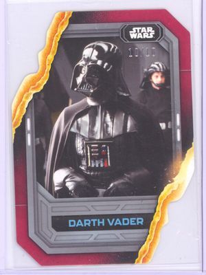 2023 Topps Star Wars Darth Vader Die Cut Red #/10