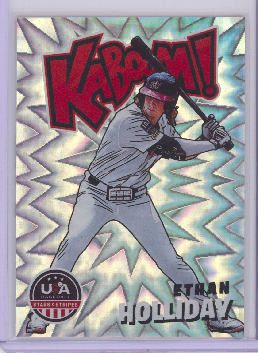 2025 Panini USA Stars &amp; Stripes #1 Ethan Holliday Kaboom