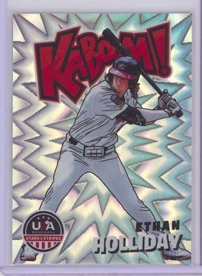 2025 Panini USA Stars &amp; Stripes #1 Ethan Holliday Kaboom