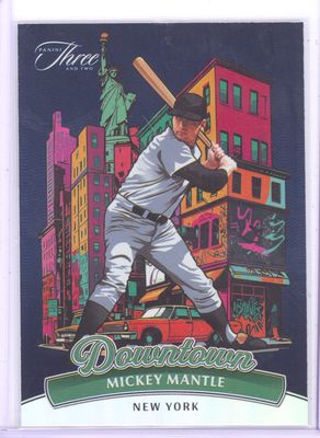 2024 Panini Three And Two #5 Mickey Mantle Downtown