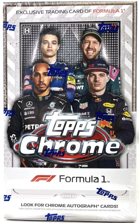 2021 Topps Chrome F1 Formula 1 Racing Hobby Box