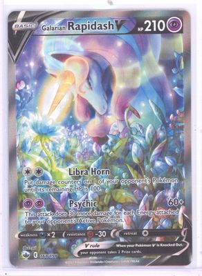 Galarian Rapidash V (Alternate Full Art) - SWSH06: Chilling Reign (SWSH06) (9/2)