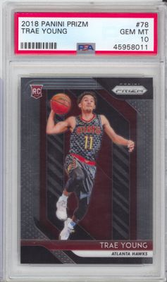 2018 Panini Prizm #78 Trae Young PSA 10