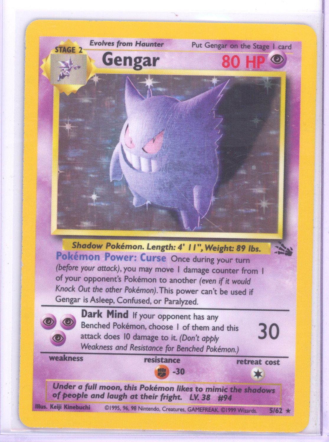 Gengar (5) - Fossil (FO) (9/2)