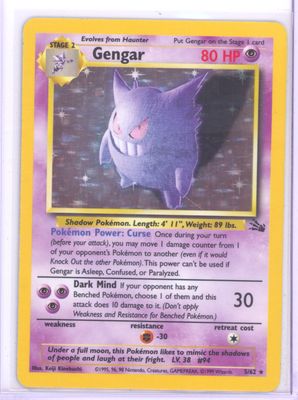 Gengar (5) - Fossil (FO) (9/2)