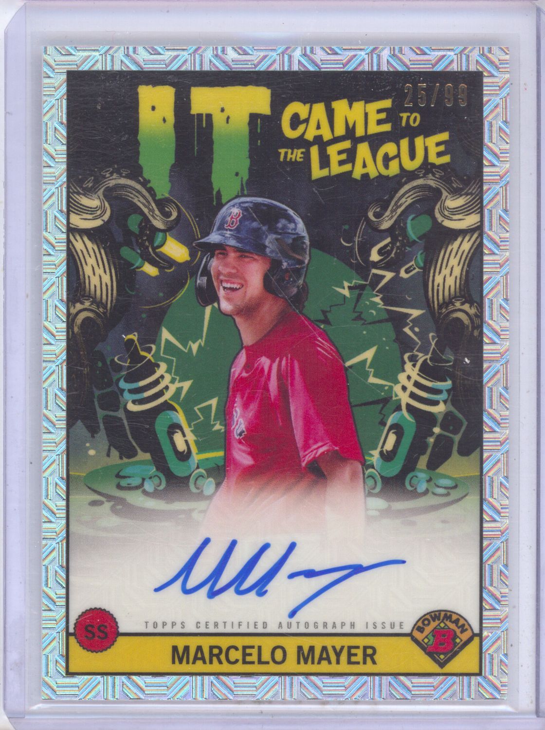 2022 Topps Chrome #CLMA-MM Marcelo Mayer It Came To The League Autograph Mojo #/99
