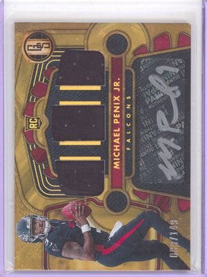 2024 Panini Gold Standard #2 Michael Penix Jr. Triple Patch Autograph