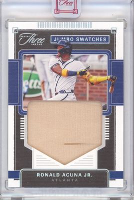 2022 Panini Three and Two #JS-RAJ Ronald Acuna Jr. Jumbo Swatches #/13