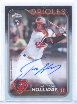 2024 Topps Chrome #RA-JH Jackson Holliday Autograph Refractor #/499
