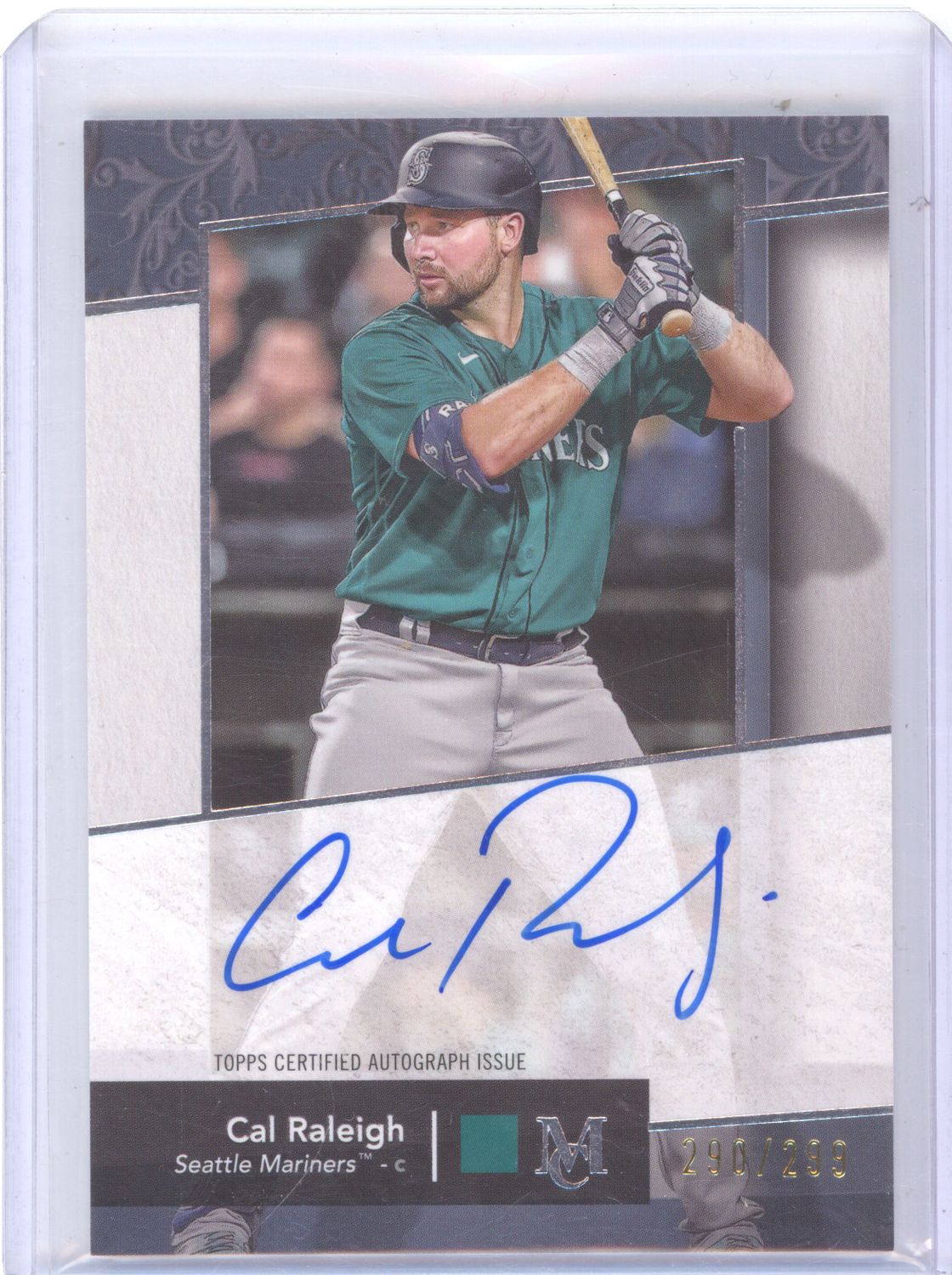 2024 Topps #AA-CRA Cal Raleigh Archival Autograph #/299