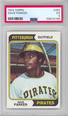 1974 Topps 252 Dave Parker PSA 5