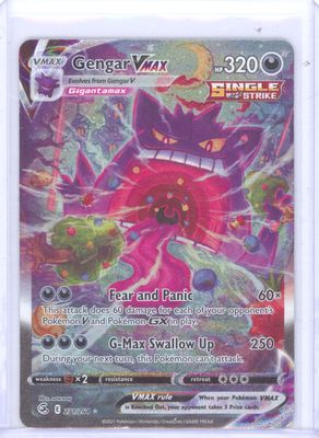 Gengar VMAX (Alternate Art Secret) - SWSH08: Fusion Strike (SWSH08) - LP 9/3