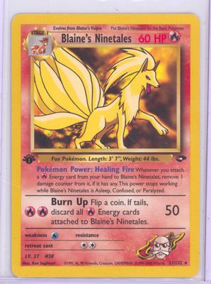 Blaine's Ninetales - Gym Challenge (G2) - LP