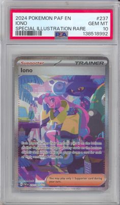 Iono - 237/091 - SV: Paldean Fates (PAF) PSA 10