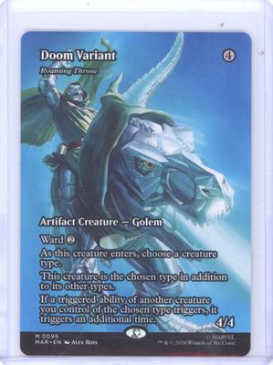 Doom Variant - Roaming Throne (Borderless) - Marvel Universe Eternal-Legal (MAR) - NM (9/5)