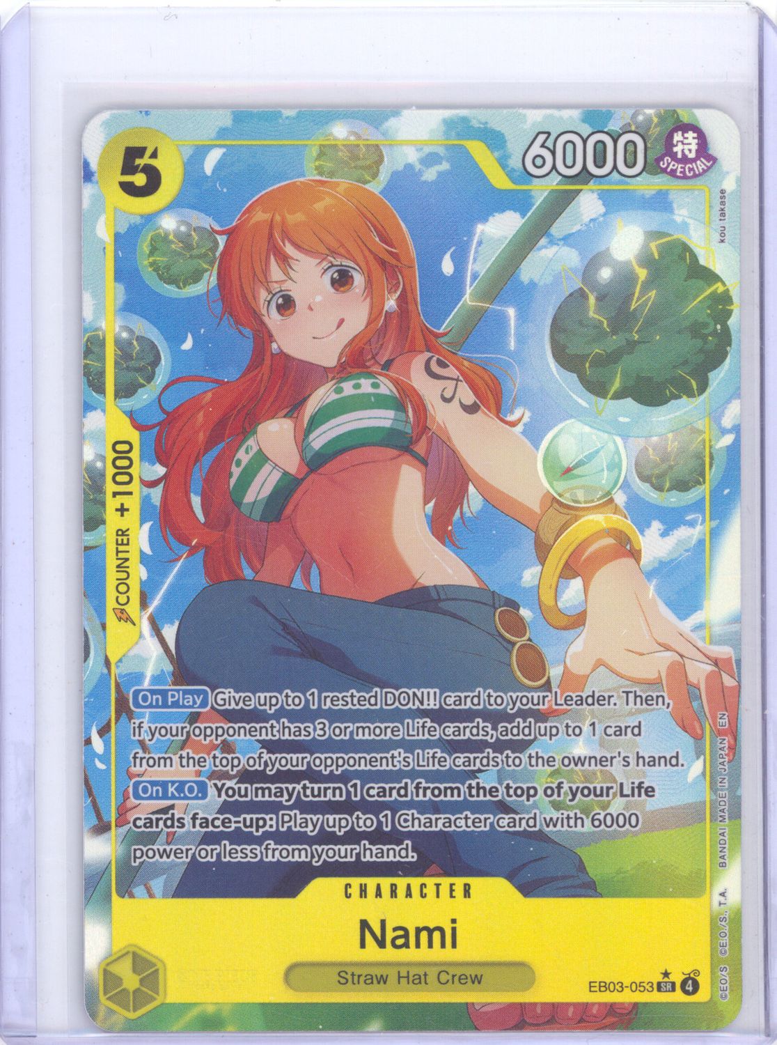 Nami (053) (Alternate Art) - Extra Booster: One Piece Heroines Edition (EB-03-04) - NM (9/5)